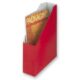 Pořadač krabicový A4,80mm hřbet,červený  (212190153)