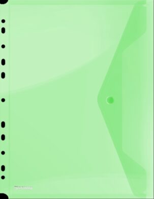 Desky spis. A4 PVC s euroděrováním a drukem, zelené  (174460045)