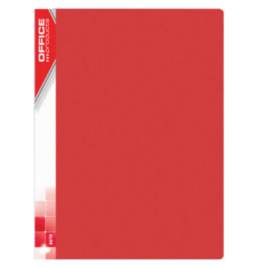 Katalogová kniha PP, A4, 20 kapes, červená  (252490379)