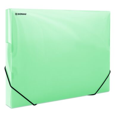 Box na spisy A4 - PP zelený s gumičkou  (174460160)