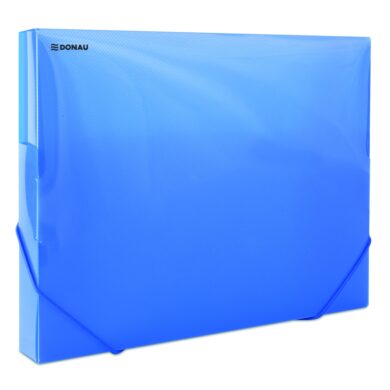 Box na spisy A4 - PP modrý s gumičkou  (174460161)