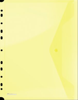 Desky spis. A4 PVC s euroděrováním a drukem, žluté  (174460171)