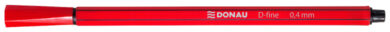 Popisovač Donau liner 0,4 mm  červený  (174410180)
