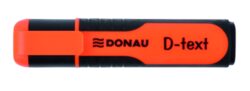 Zvýrazňovač Donau oranžový - Kvalitní zvýrazňovače pro všechny typy papíru.