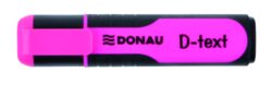 Zvýrazňovač Donau růžový - Kvalitní zvýrazňovače pro všechny typy papíru.