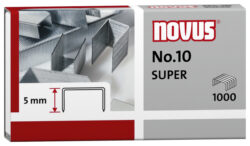Drátky do sešívačky Novus No.10, 1000ks - Drátky No. 10 SUPER - 1000 ks