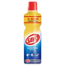 Savo 1,2 l  NOVÉ - Savo Original je výborný pomocník pro zachování Vašeho domova a okolí čistého a bezpečného. Spolehlivě likviduje bakterie, viry, řasy a nižší houby.
