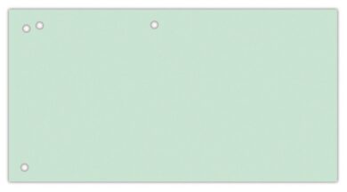Rozlišovač kartonový 105x240mm zelený, 100 ks  (174130083)