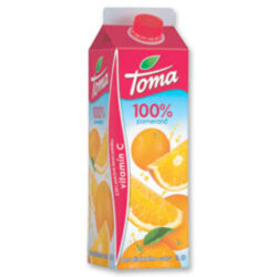 Toma pomeranč 100% 1l